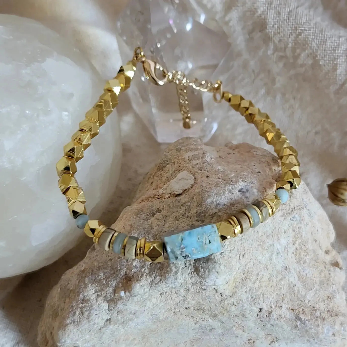 Bijoux-en-larimar-Pierre-naturelle-rare Horna